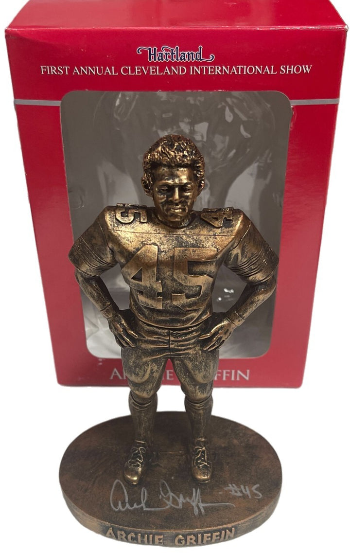 Archie Griffin signed Ohio State Heisman #45 Hartland 7” Statue/Figurine-COA/NIB