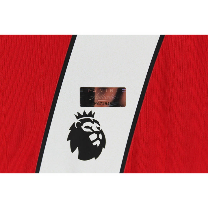 David Beckham Autographed Manchester United Red Adidas Jersey Panini Signed ManU