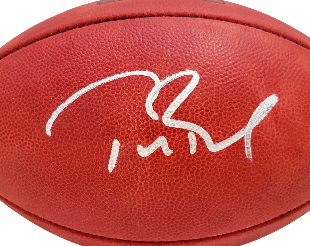 Tom Brady Signed Official SB LI Leather Football Patriots Fanatics Holo