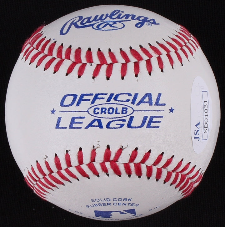 RICHIE SHAFFER SIGNED BASEBALL w/ JSA SD COA CLEVELAND INDIANS COLUMBUS CLIPPERS