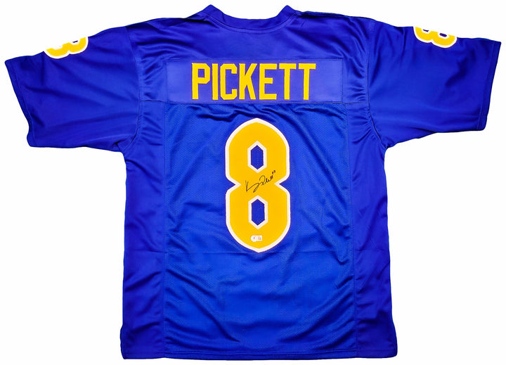 Pittsburgh Panthers Kenny Pickett Autographed Signed Blue Jersey Beckett