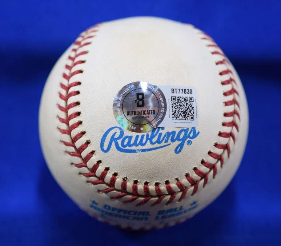 Joe Torre Beckett BAS Autograph American League OAL Signed Baseball
