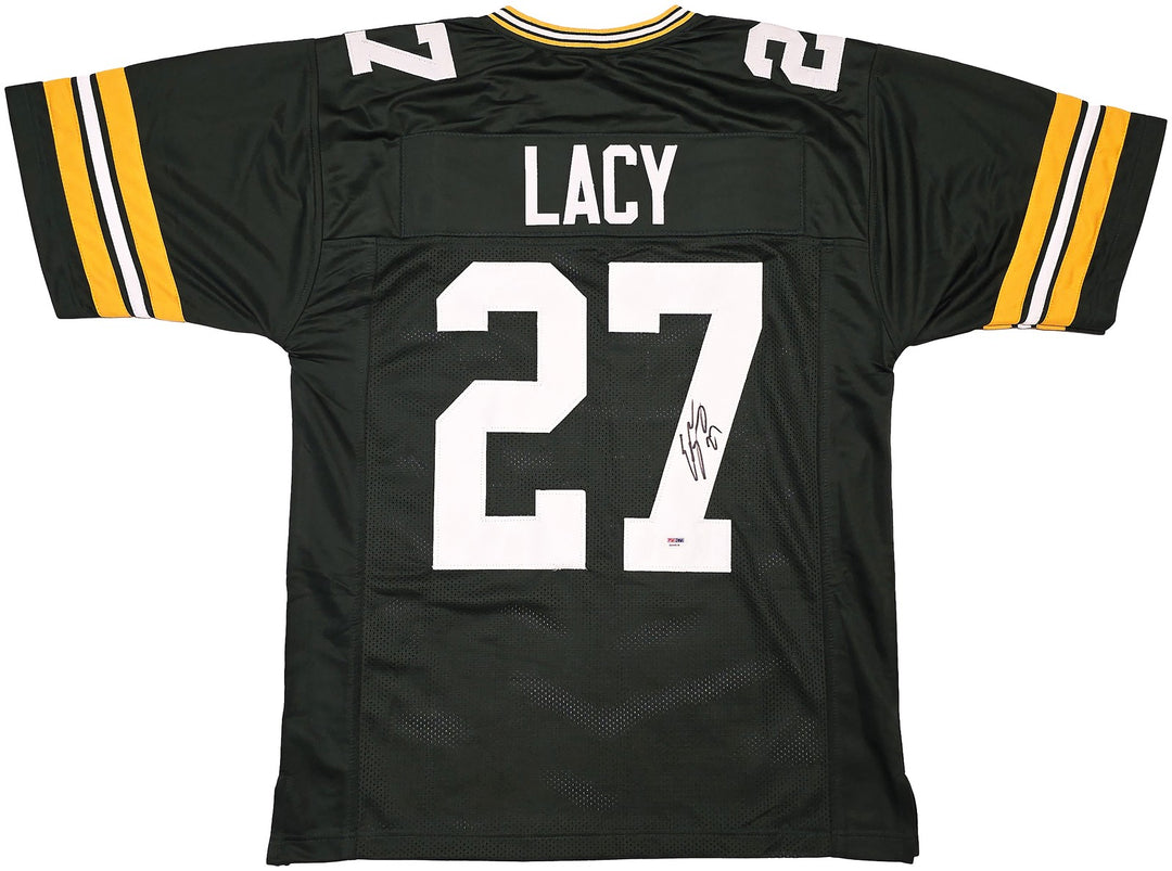 Green Bay Packers Eddie Lacy Autographed Green Jersey PSA/DNA