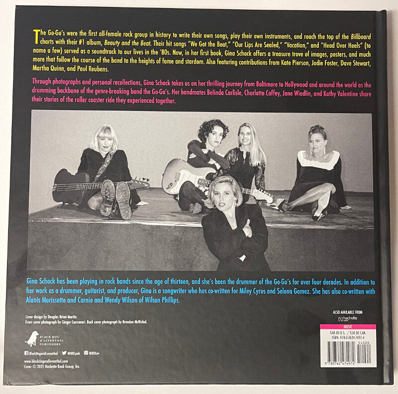 Gina Schock signed 2021 Made in Hollywood Hardcover Book/All Access w/The Go-Gos