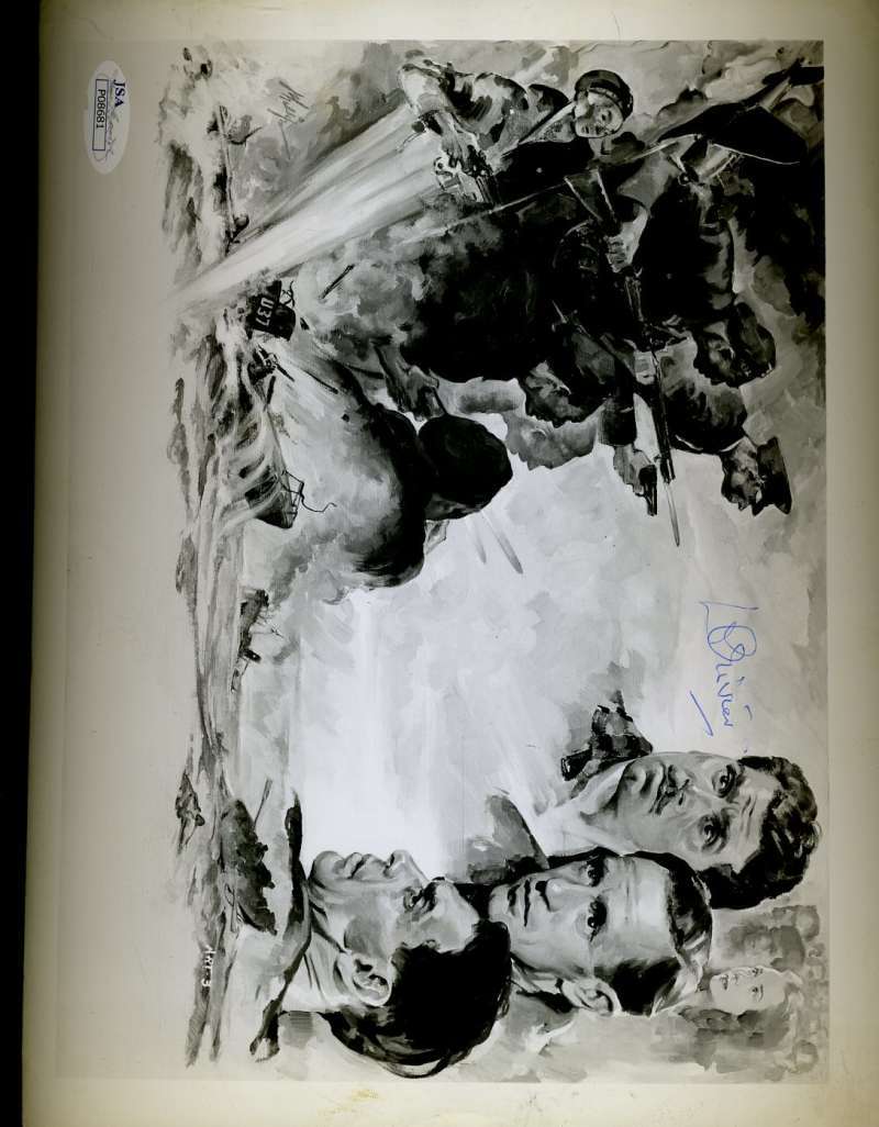 Laurence Olivier Jsa Signed 8x10 Photo Authenticated Autograph