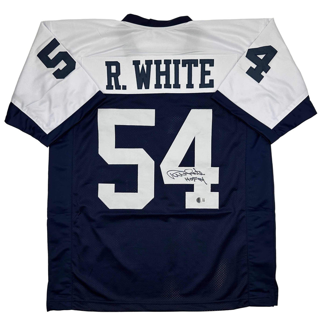 Autographed/Signed RANDY WHITE HOF 94 Dallas Thanksgiving Day Jersey JSA COA