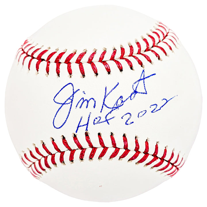 Jim Kaat Signed Official MLB Baseball Twins Cardinals "HOF 2022" Beckett Witness
