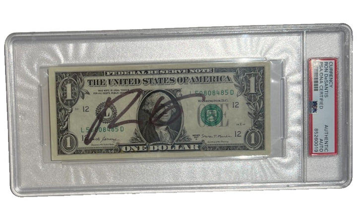 RON DESANTIS SIGNED $1 BILL MONEY CURRENCY FLORIDA GOVERNOR PSA
