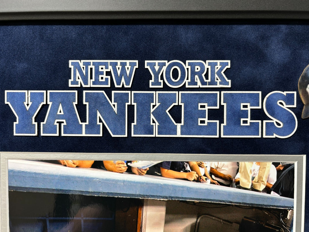 Derek Jeter Autographed New York Yankees 8x10 Photo Collage Framed COA Signed