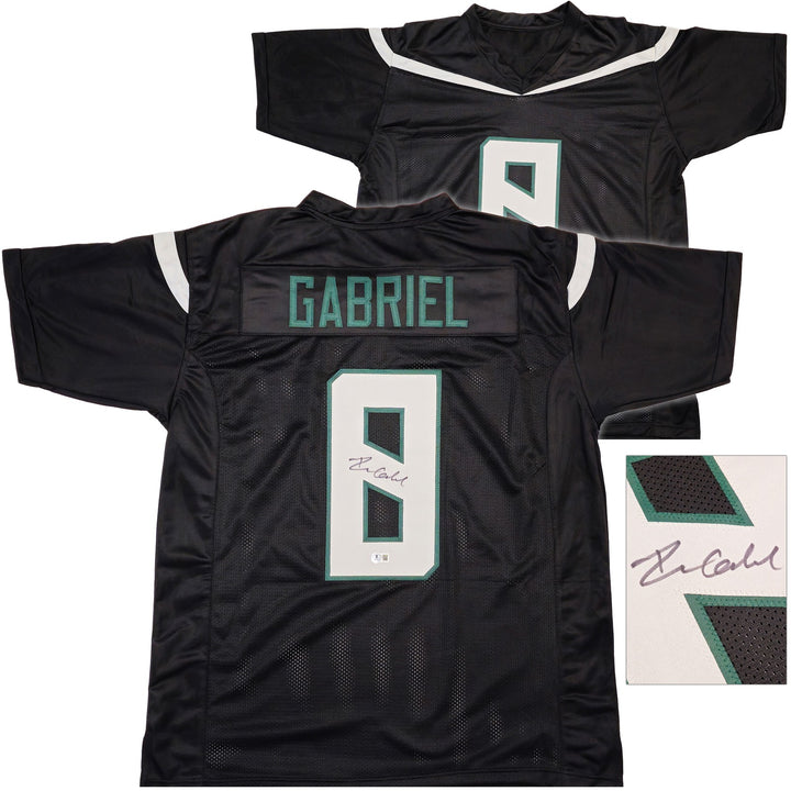 Oregon Ducks Dillon Gabriel Signed Black Jersey Beckett Witness
