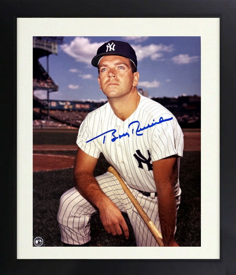 Bobby Richardson signed New York Yankees MLB 8x10 Photo minor dings Framed- COA