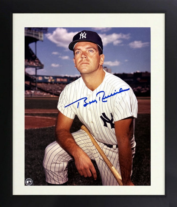 Bobby Richardson signed New York Yankees MLB 8x10 Photo minor dings Framed- COA