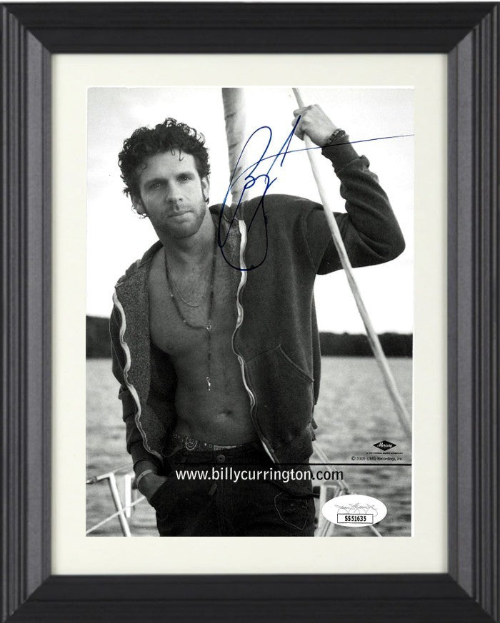 Billy Currington signed 2005 Mercury Record 5x7 Promo Photo FRAMED- JSA #SS51635