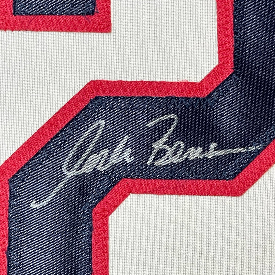 FRAMED Signed CORBIN BERNSEN Roger Dorn 35x39 Jersey JSA COA Auto