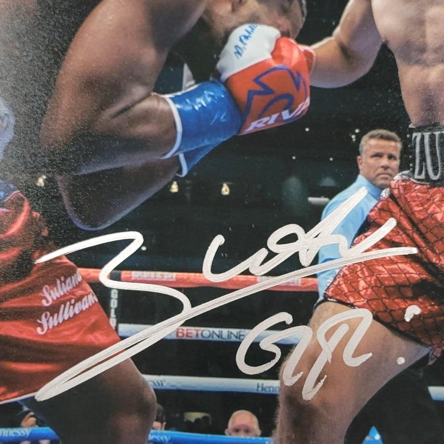 Gilberto "Zurdo" Ramirez signed 11x14 photo boxing autograph ~ Beckett BAS Holo