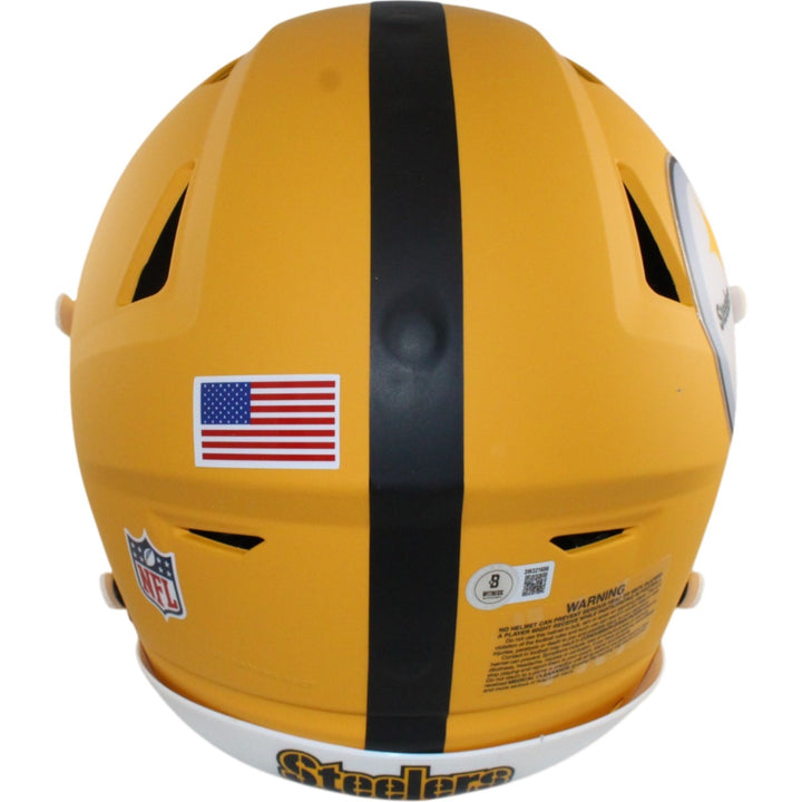 Jerome Bettis Autographed Pittsburgh Steelers SpeedFlex Alt Helmet Beckett 55287