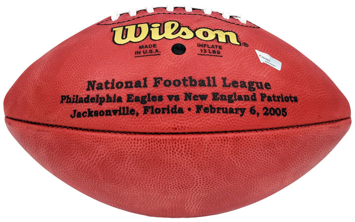 Tom Brady Auto Official NFL Leather SB XXXIX Logo Football Patriots Fanatics
