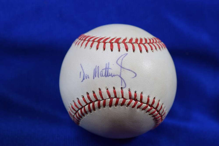 Don Mattingly PSA DNA Autographed American League Signed Baseball OAL