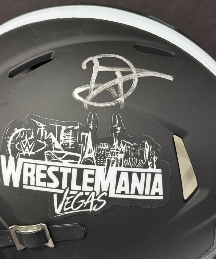 The Miz Signed Riddell Wrestlemania 42 Mini Helmet LE 5/5 Auto Fanatics COA