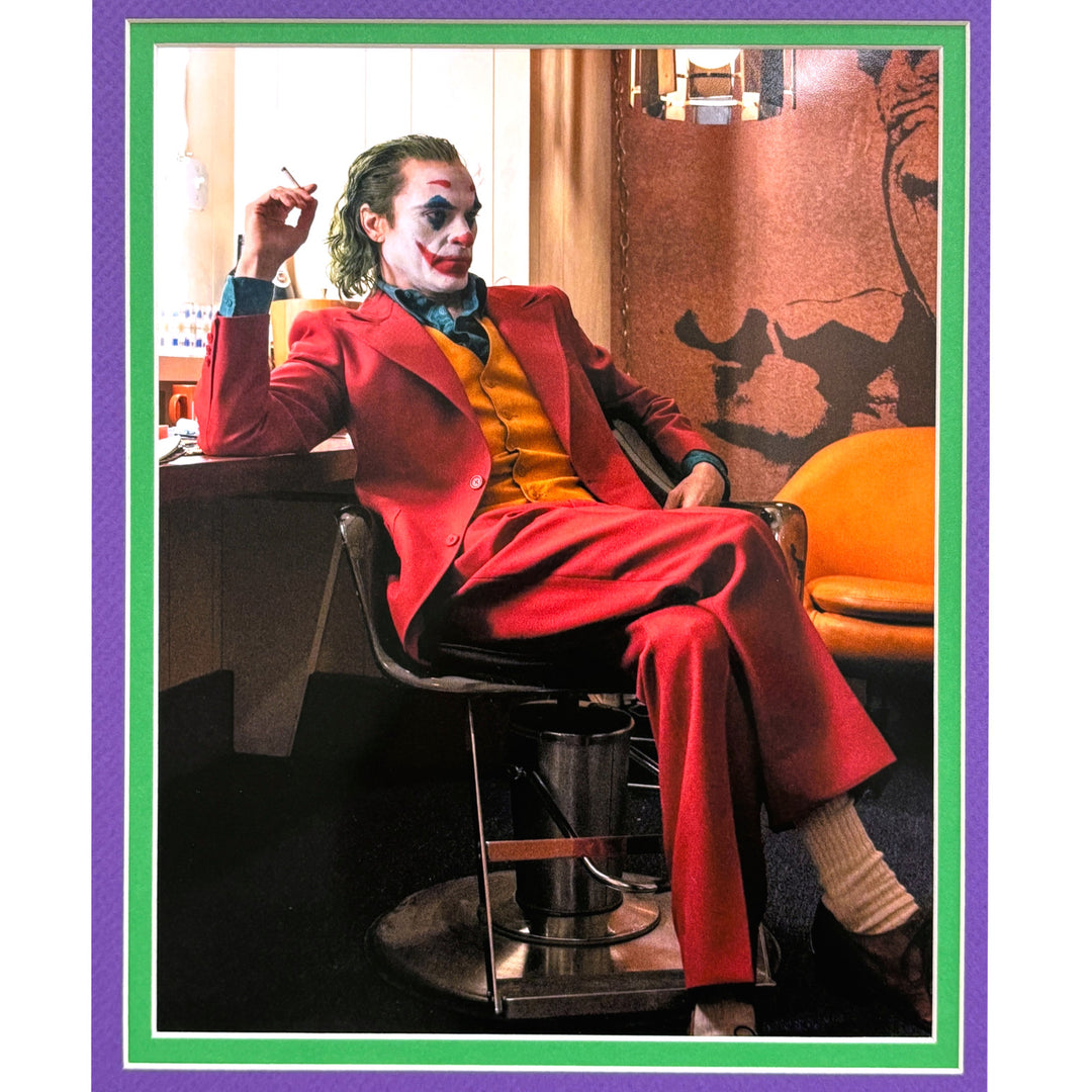 Joaquin Phoenix Autographed Joker 8x10 Photo Framed Collage JSA COA Signed