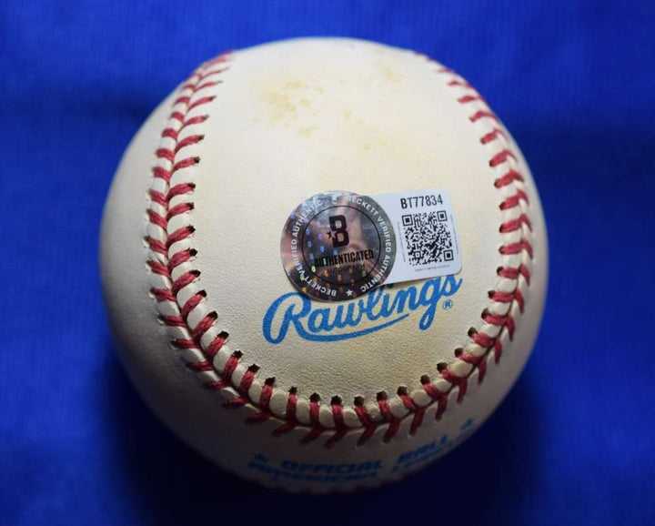 Herb Score Beckett BAS Autograph American League OAL Signed Baseball ROY 55