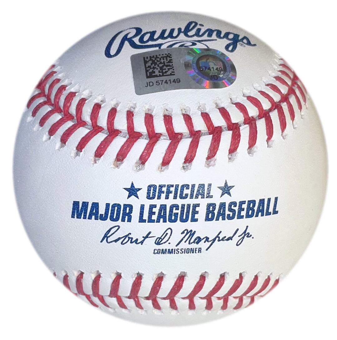 NICK KINGHAM SIGNED RAWLINGS OFFICIAL MLB (MANFRED) HOLOGRAM BALL HANWHA EAGLES