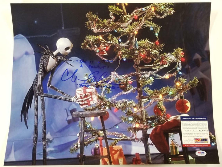 Chris Sarandon signed 16x20 Photo #8 Jack Skellington Quote Auto ~ PSA/DNA COA
