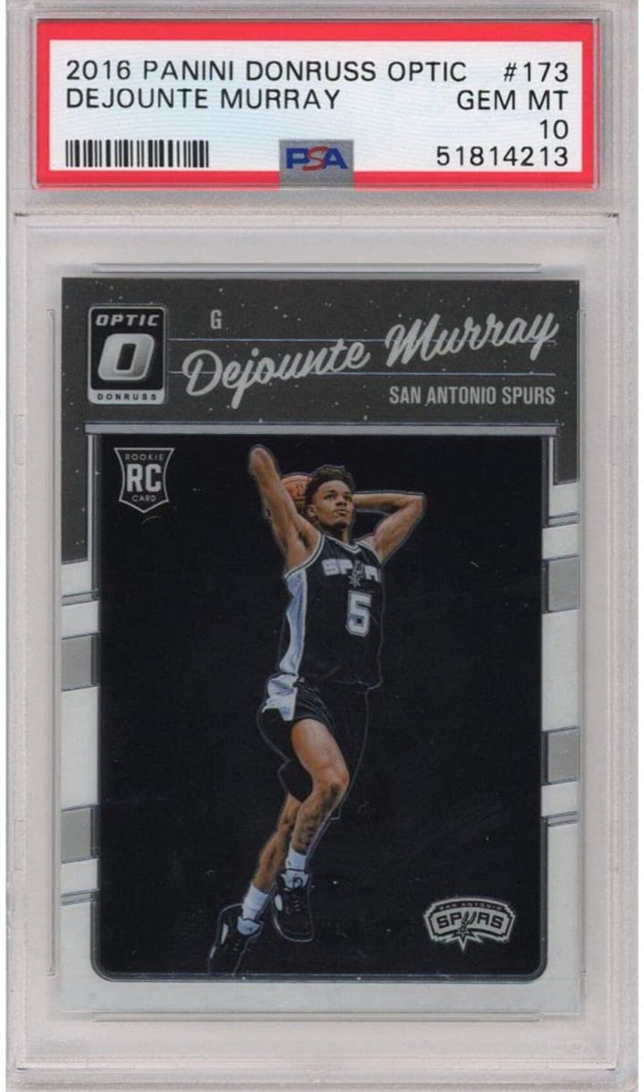 Graded 2016-17 Panini Donruss Optic Dejounte Murray #173 Rookie RC Basketball Ca