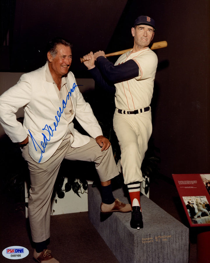 Ted Williams Signed 8x10 Photo Boston Red Sox PSA DNA #E48166