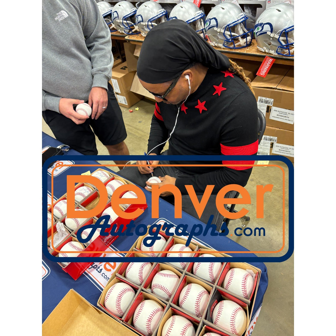 Manny Ramirez Autographed Boston Red Sox OML Baseball 555 HR Beckett 54636