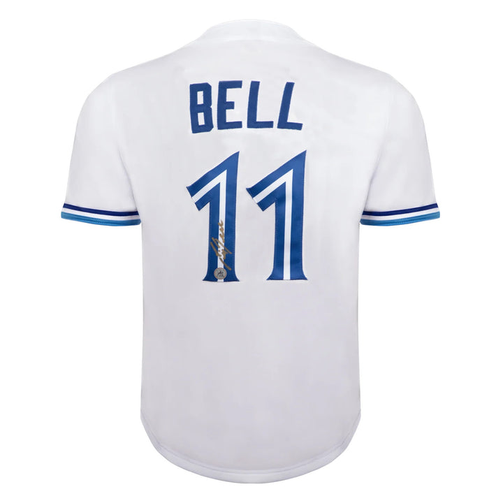George Bell Autographed Toronto City Design White Baseball Jersey