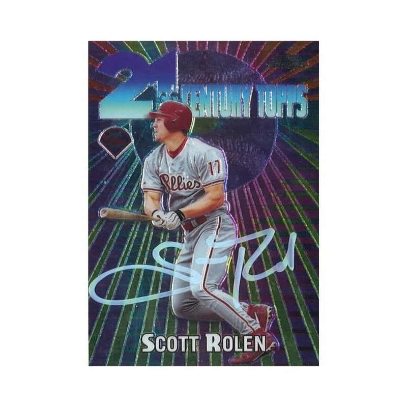 2000 Topps Chrome 21st Century Topps Scott Rolen Autograph (CX Auth)
