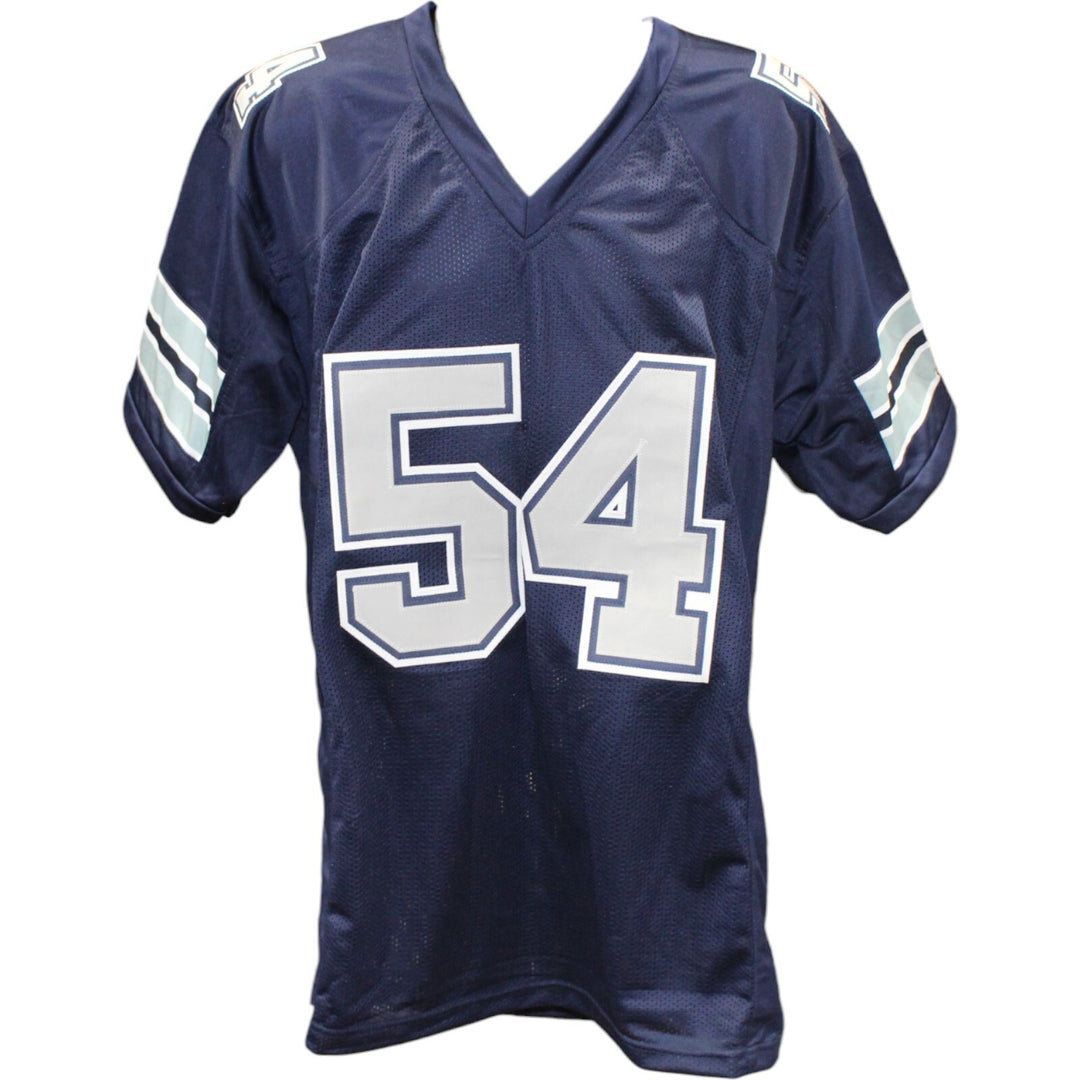 Randy White Autographed Pro Style XL Blue Jersey HOF Beckett Witness 49710