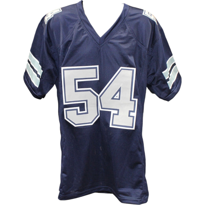 Randy White Autographed Pro Style XL Blue Jersey HOF Beckett Witness 49710