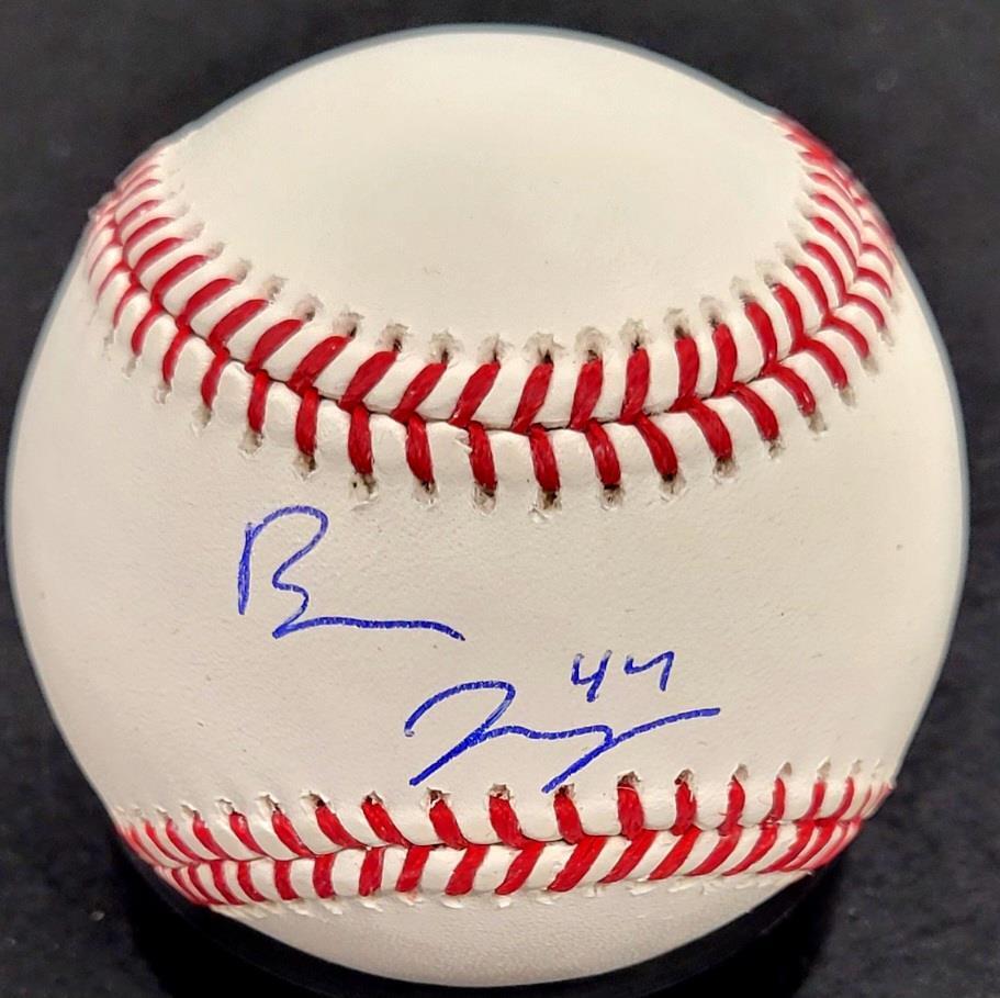 Ben Joyce autograph signed Official MLB Baseball Angels ~ BAS Beckett Witness