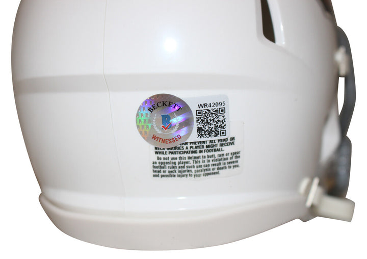 Garrison Heart Autographed Arizona Cardinals Speed Mini Helmet Beckett 35571