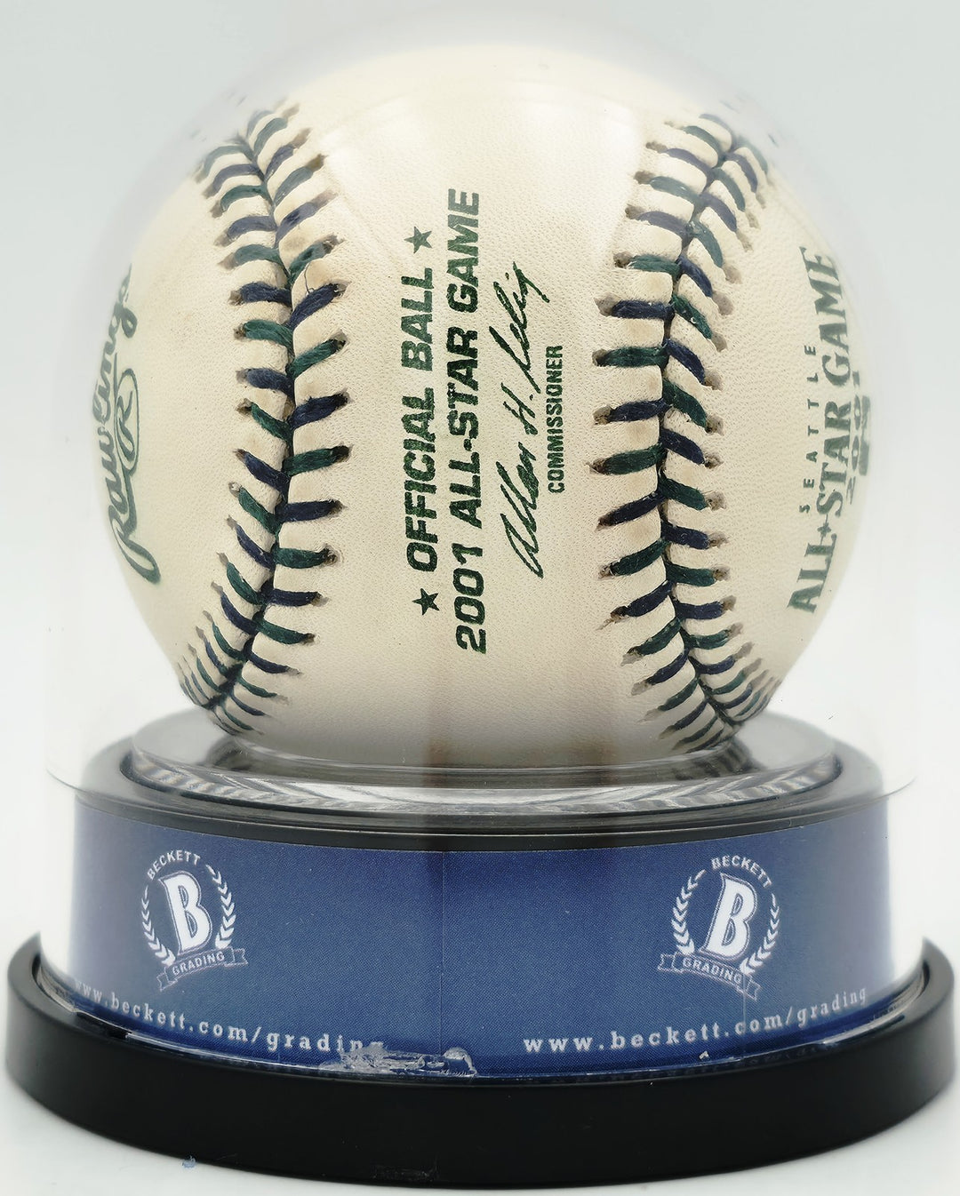 Barry Bonds Auto Official 2001 All Star Game Logo Baseball Giants Sig 10 Beckett