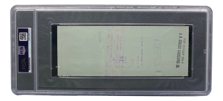 Stan Musial St. Louis Cardinals Signed  Bank Check PSA/DNA 85025574