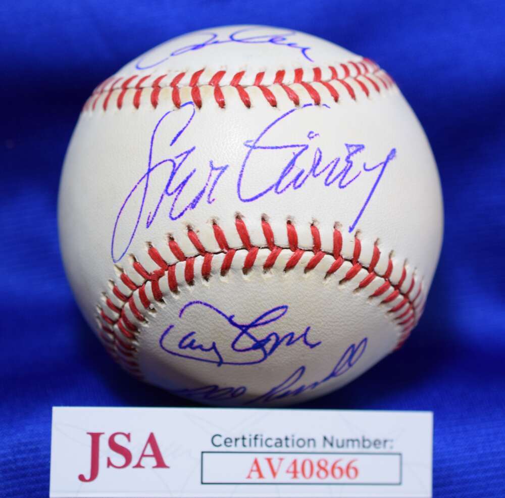 Lopes Garvey Russell Cey JSA Autograph National League Signed Baseball