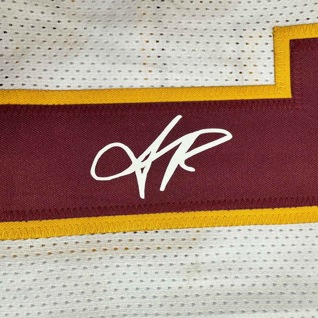 Facsimile Autographed Sean Taylor Washington White Reprint Jersey Size Men's XL