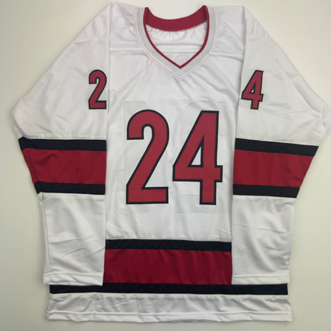 Autographed/Signed Seth Jarvis Carolina White Hockey Jersey JSA COA