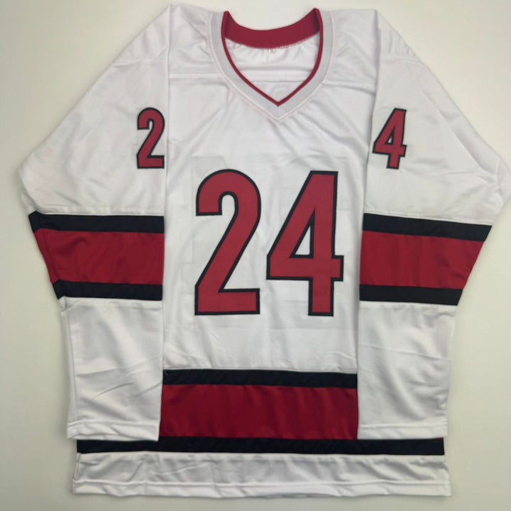 Autographed/Signed Seth Jarvis Carolina White Hockey Jersey JSA COA