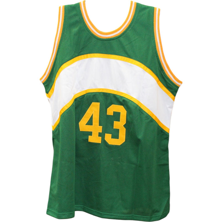 Jack Sikma Autographed/Signed Pro Style Green Jersey Beckett 43439
