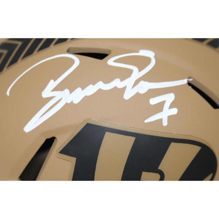 Boomer Esiason Signed Cincinnati Bengals '23 Salute Mini Helmet Beckett 43220