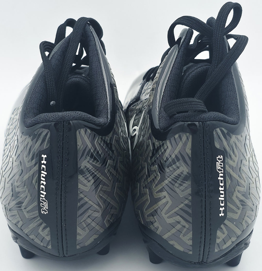 Ernest Jones IV Auto Pair of Black Under Armour Cleats Seahawks Size 10.5