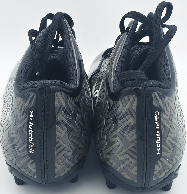 Ernest Jones IV Auto Pair of Black Under Armour Cleats Seahawks Size 10.5