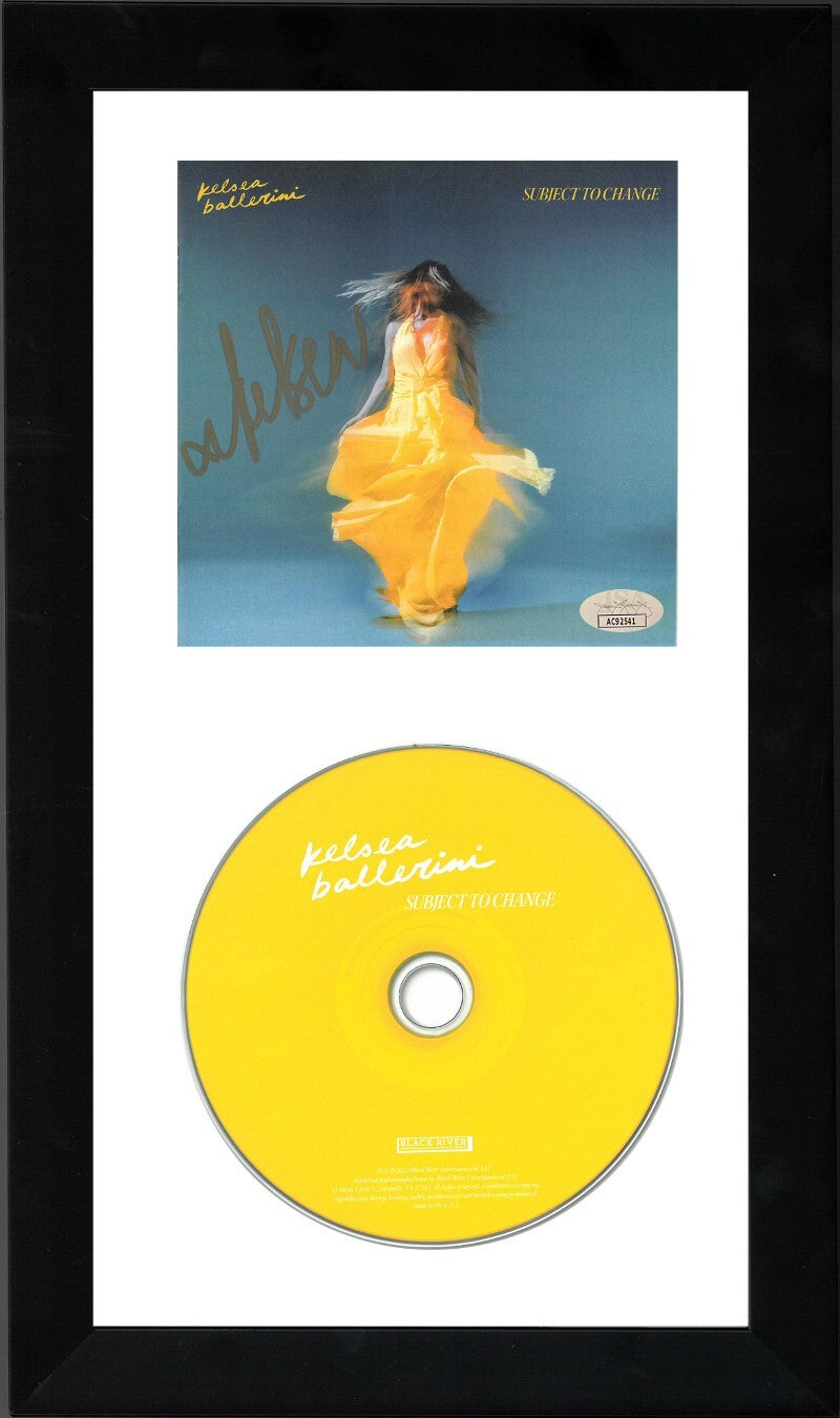 Kelsea Ballerini signed 2022 Subject To Change Album Cover Booklet/CD Framed-JSA