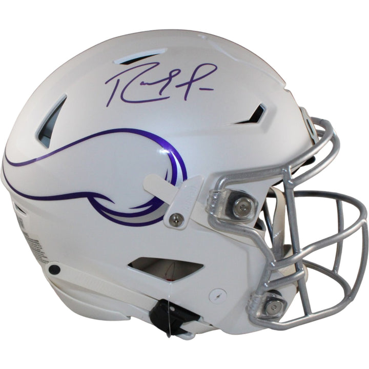 Randy Moss Autographed Minnesota Vikings SpeedFlex 24 Alt Helmet Beckett 56282