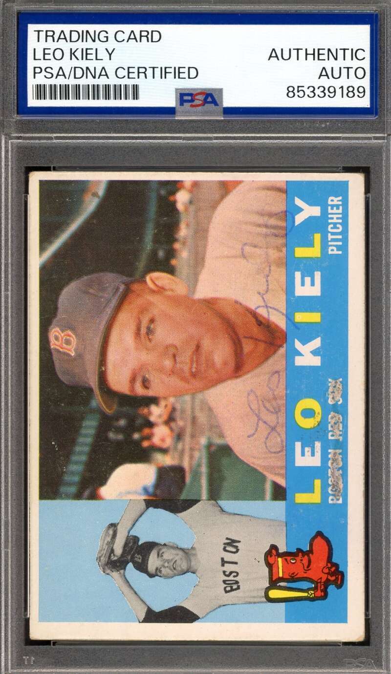 Leo Kiely PSA DNA Vintage Signed 1960 Topps Autograph