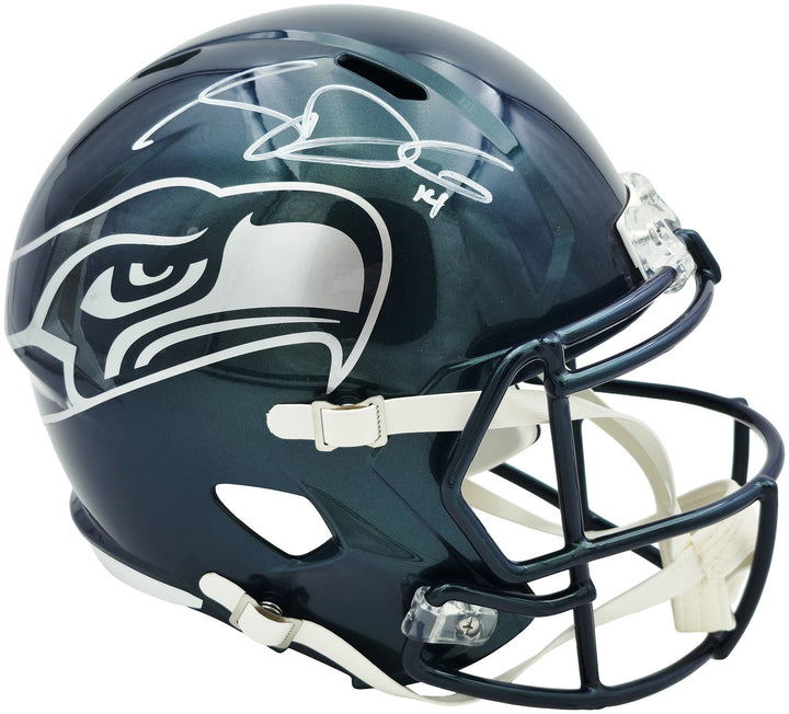 Sam Darnold Auto Seahawks Green Rivalries Full Size Speed Replica Helmet Beckett
